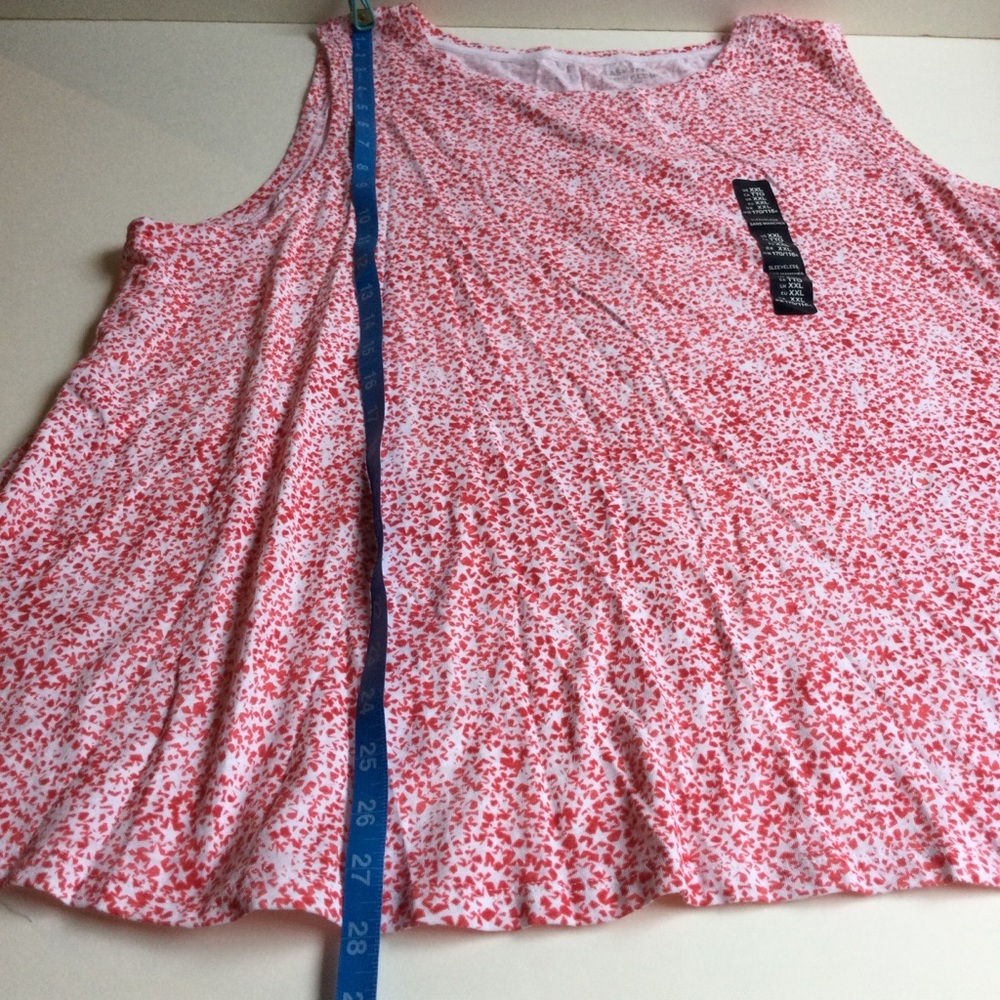 Cute Gap flare top w/ red and white star print XXL - Picture 5 of 10